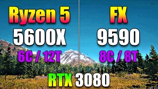 Ryzen 5 5600X vs FX 9590 | PC Gameplay Benchmark Test