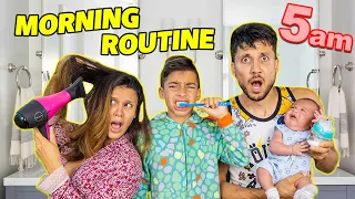 Our CRAZY MORNING ROUTINE at the ROYALTY PALACE!! | The Royalty Family