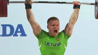 2016 European Weightlifting Championships, Men 94 kg  Тяжелая Атлетика. Чемпионат Европы