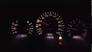 1997 Mercedes Benz CLK 2.0 136hp Acceleration and sound 60-140