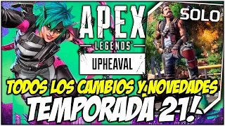 ¡Todos los cambios y novedades de la nueva temporada 21 "UPHEAVAL" de Apex Legends!