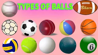 Types Of Balls || Ball Vocabulary || Different Types Of Ball with pictures