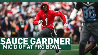"We Out Here Forreal" | 🎤 Sauce Gardner Mic'd Up At Pro Bowl 🎤 | The New York Jets | NFL