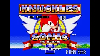 Walkthrough - Genesis - Knuckles in Sonic the Hedgehog 2 | All Emeralds