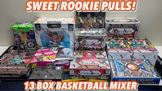 SWEET ROOKIE PULLS! | 13 Box/Pack Basketball Mixer - 20/21 Noir, 19/20 Prizm Hobby, & More