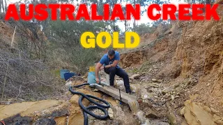 GOLD PROSPECTING AUSTRALIAN CREEK GOLD