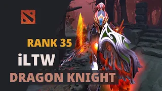 iLTW (Rank 35) plays Dragon Knight Dota 2 Full Game