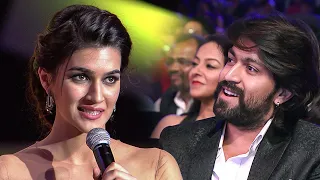 Rocking star Yash adored Kriti Sanon's amazing speech at the South Movie Awards