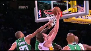 06 15 2008   finals   game 5   celtics vs  lakers   pau gasol highlights