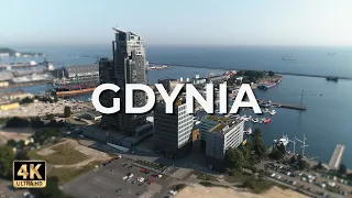 Gdynia from a drone | Gdynia from the bird's eye view | Cinematic | Poland [4k]