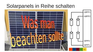 039DE Grundlagen Solaranlagen / PV-Anlagen - Teil 2 - Auslegung in Reihe geschalteter Solarmodule