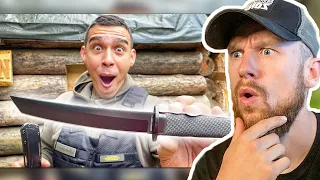 Samurai Bushcraft Messer im EXTREMTEST | Fritz Meinecke reagiert auf Survival Mattin