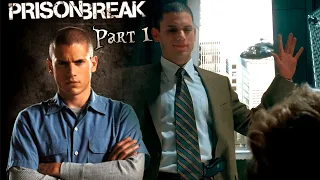 Michael Scofield robs the bank. Arrest of Michael Scofield. Prison Break s01 ep.1, 1440p (2K)