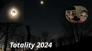 2024 Solar Eclipse - Totality from Colebrook, NH