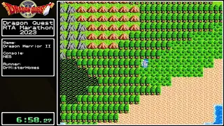 Dragon Quest RTA Marathon 2023 | Dragon Warrior II Any% No RNG Manips run by DrMisterHomes