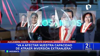 Calificación crediticia del Perú cae a “BBB-” por "incertidumbre política"