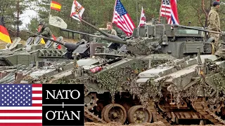 US Army, NATO. Allied forces are preparing for defense in Latvia.
