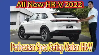 Perbezaan setiap hrv s e v dan rs 2022 dan Full Review HR-V 2022