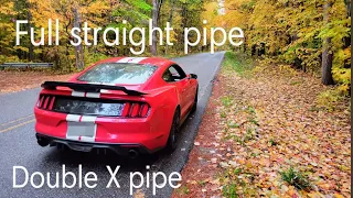 Mustang GT 5.0 Headers, Double X Pipe, Corsa Track (SOUNDS CRAZY!!!!)
