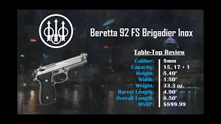 Beretta 92FS Brigadier Inox Review