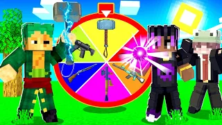 The ROULETTE OF OP WEAPONS in Minecraft 🤯