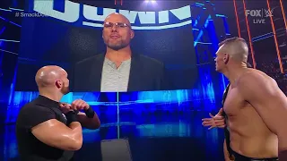 Adam Pearce Announces Triple Threat Match for WrestleMania - WWE SmackDown 3/17/2023