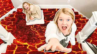 If The FLOOR WAS LAVA in REAL LIFE! The Movie