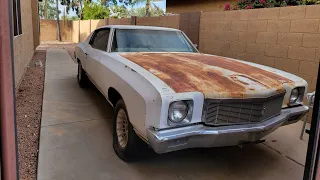 1971 Monte Carlo Rescued! Will it run and drive after 35yrs?