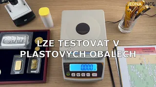 Profesionální magnetická váha - jak testují drahé kovy obchodníci.