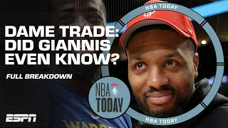 'Giannis had NOTHING to do with it' 😳 - Woj on Dame's trade + Jrue Holiday's future 🔮 | NBA Today
