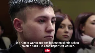 "Schlimmste Monate meines Lebens" - Aus Ukraine verschleppte Kinder sagen in Washington aus | ntv