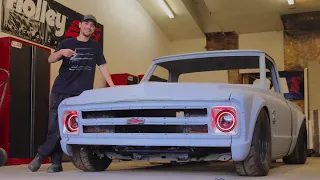 Turbo C10 Build- Auxbeam Headlights look AMAZING!