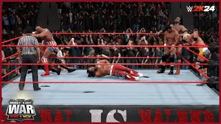 WWE 2K24 / 30 - Man Gauntlet Eliminator / W.W.F vs W.c.W vs N.W.O