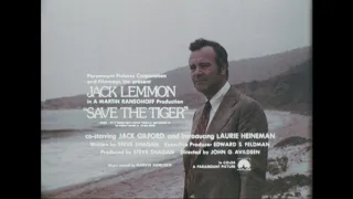 Save the Tiger 1973  6 High Def TV Spots Trailers Jack Lemmon Jack Gilford