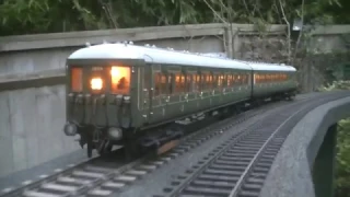 A SR 2 Bil EMU set + The Brighton Belle at Dusk