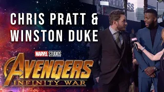 Chris Pratt and Winston Duke Live at the Avengers: Infinity War Premiere