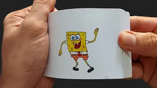 Flipbook Spongebob | Cara Membuat Flipbook