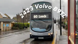 New addition Keighley Volvo B9TL Wright Eclipse Gemini (2423 BD11 CEJ) on the 60￼