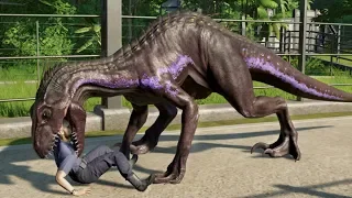 ALL CARNIVORES EATING HUMANS - Jurassic World Evolution