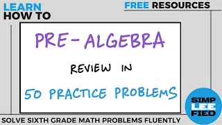 6th Grade Math in 50 Problems [FREE Blank + Answer Key PDF in Description]