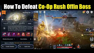 Black Desert Mobile How To Defeat New Offin Boss Gameplay Strategy