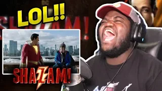OMG - Shazam Trailer #2: REACTION!!