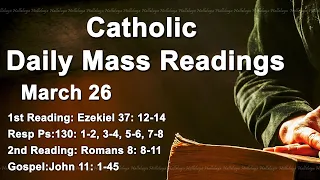 Catholic Reading for Today I Sunday March 26 2023 I Catholic Daily Mass Readings