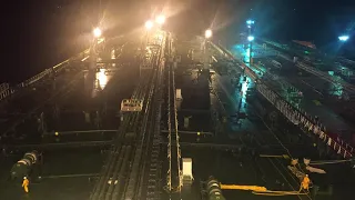 SHIP TO SHIP (STS) OPERATION - UNMOORING DURING NIGHT