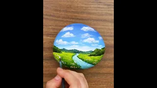 Stone Painting #stonepainting #stoneart #acrylicpainting #easy #diy #art #artist #howtomake #suvenya