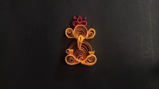 Ganpati Paper Quilling Animation