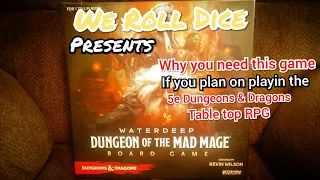 Why I bought Dungeon of the Mad Mage. Board game by Wizkids