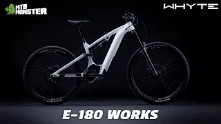 Just released... The Whyte E-180 Works, a big bike with a big attitude!