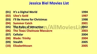 Jessica Biel Movies List