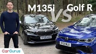 VW Golf R vs BMW M135i: Who builds the greatest hot hatch?